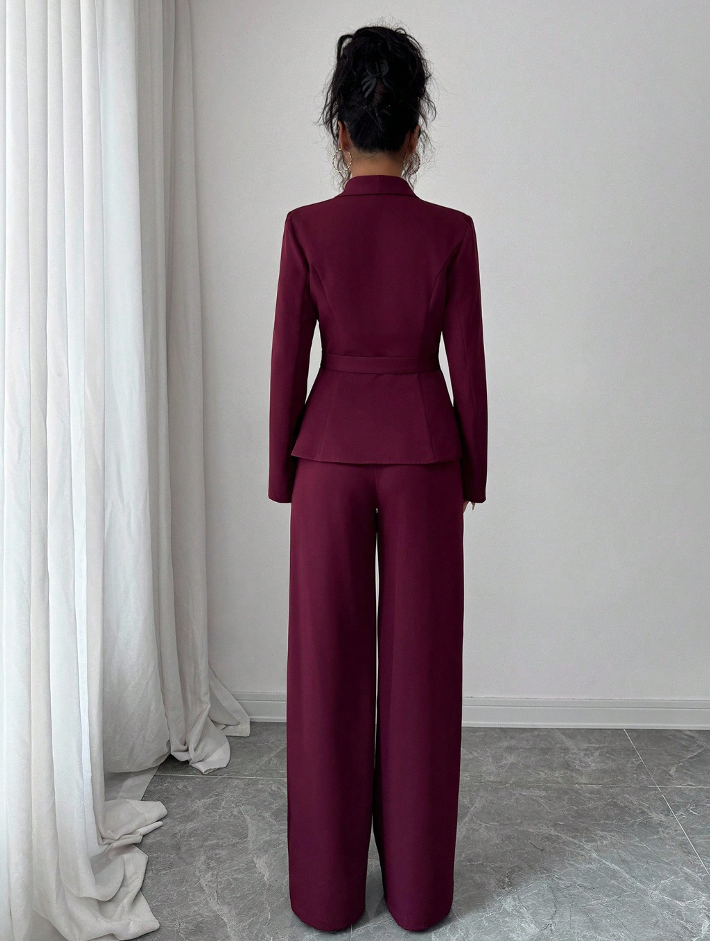 Elenzga petite 2 piece women's suit set